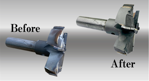 座繰り研磨とセンターピン再生